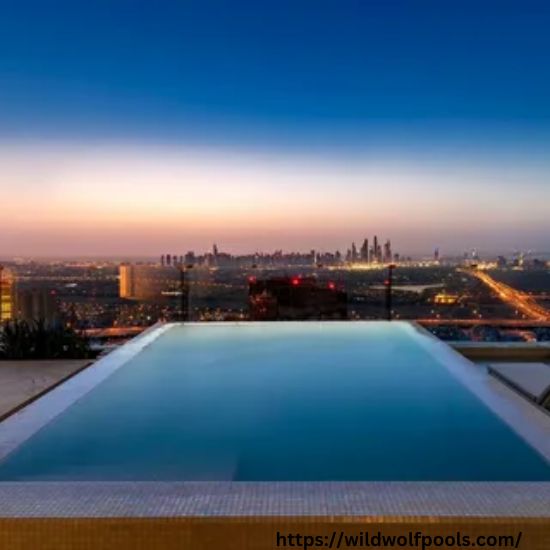 commercial swimming pool construction in Palm Jumeirah